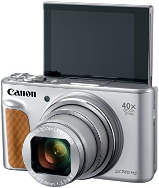 Canon PowerShot SX740 Digital Camera w/40X Optical Zoom & 3 Inch Tilt LCD - 4K Video, Wi-Fi, NFC, Bluetooth Enabled