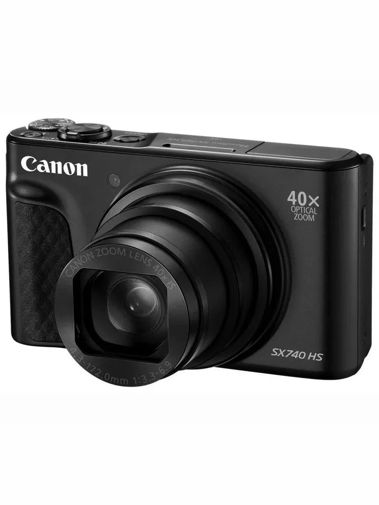 Canon PowerShot SX740 Digital Camera w/40X Optical Zoom & 3 Inch Tilt LCD - 4K Video, Wi-Fi, NFC, Bluetooth Enabled