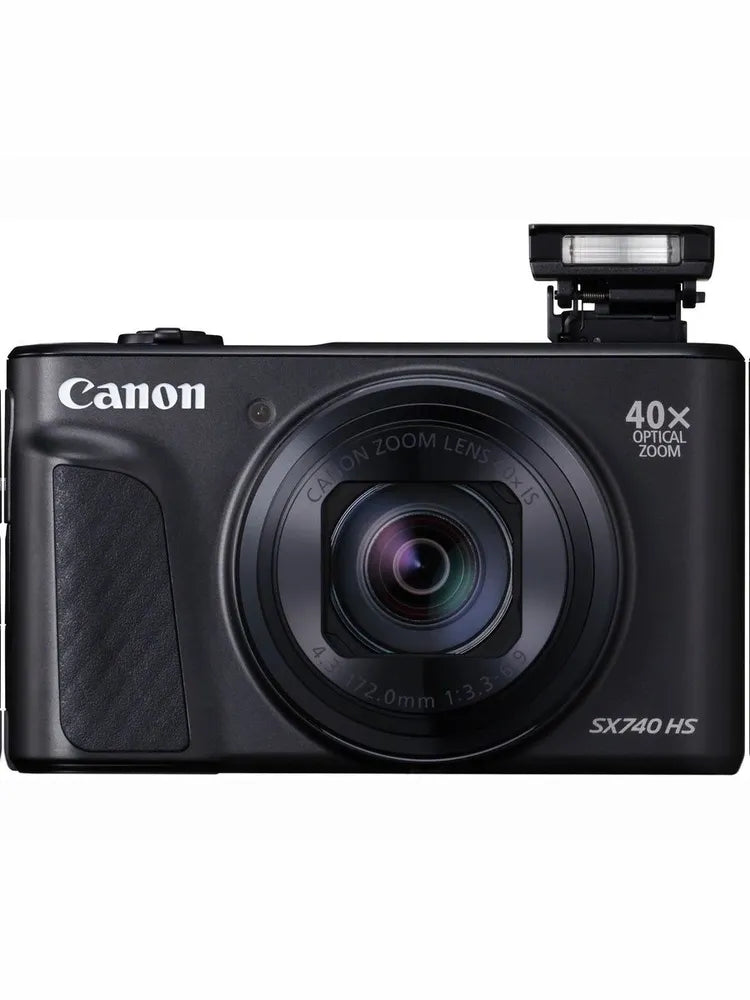 Canon PowerShot SX740 Digital Camera w/40X Optical Zoom & 3 Inch Tilt LCD - 4K Video, Wi-Fi, NFC, Bluetooth Enabled