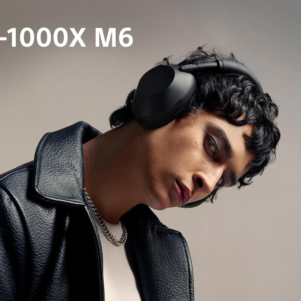 Sony WH-1000XM6 Flagship Noise Cancelling Over-Ear Wireless Bluetooth Headphones, Signature Hi-Res Sound, Ultimate Comfort, Foldable Design, Durable Case, 30 HR Battery, iOS & Android