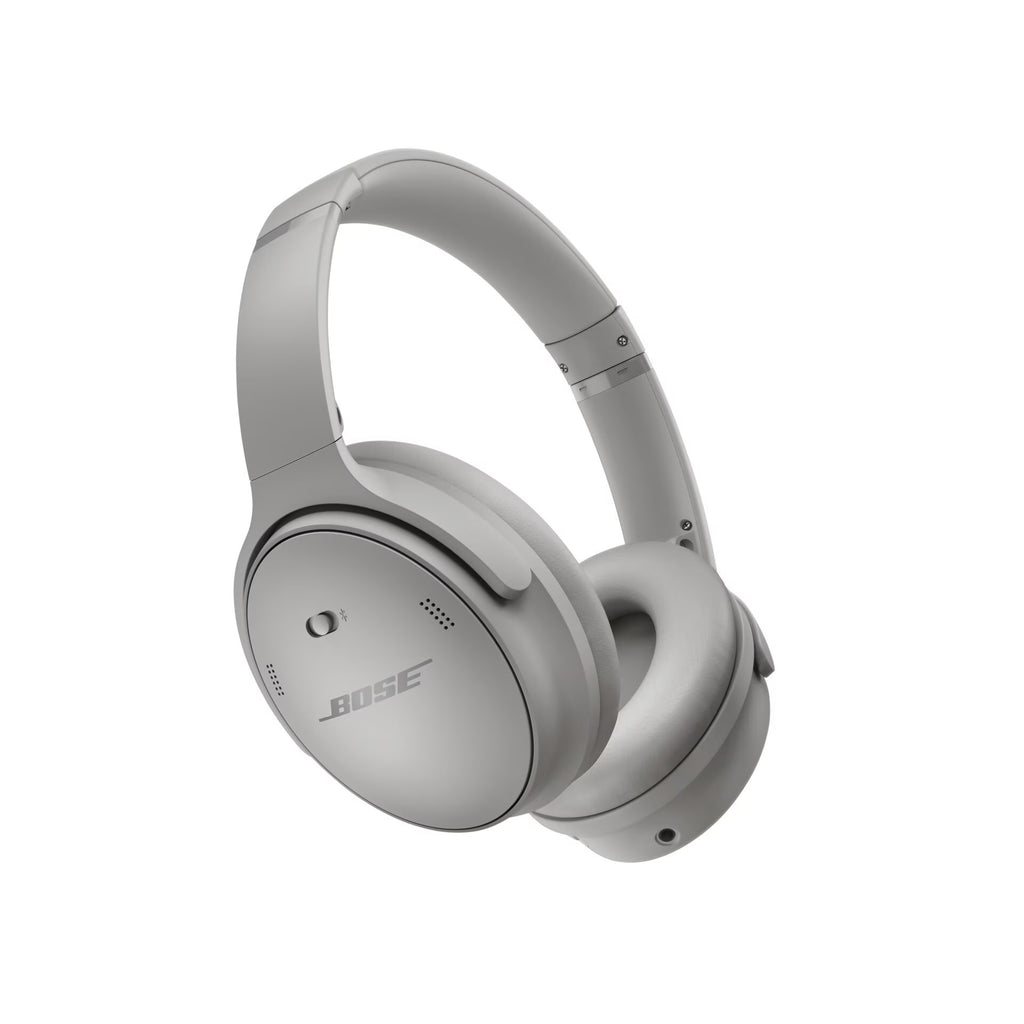 Bose QuietComfort Headphones - Wireless Bluetooth Headphones, Active Over Ear Noise Cancelling and Mic, USB-C Charging, Deep Bass, Up to 24 Hours of Playtime, Moonlight Grey - Limited Edition Color