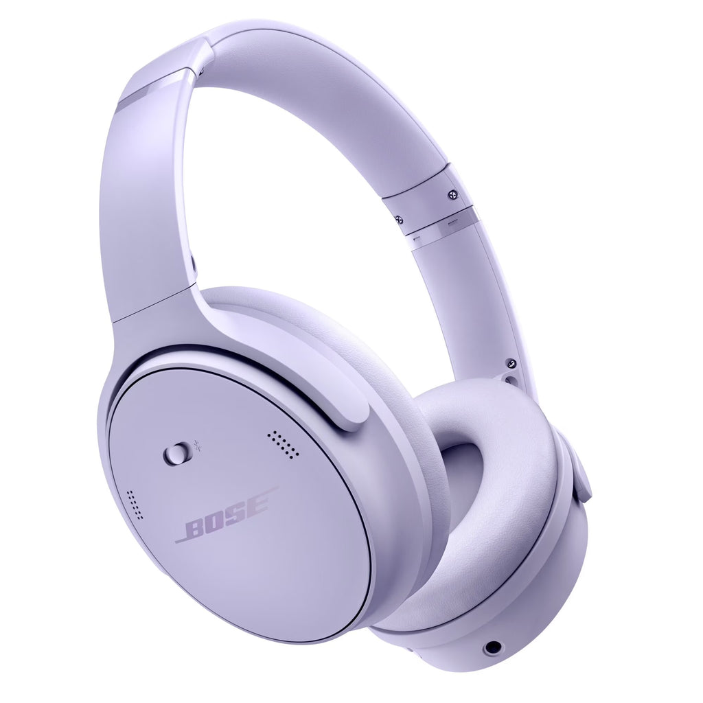 Bose QuietComfort Headphones - Wireless Bluetooth Headphones, Active Over Ear Noise Cancelling and Mic, USB-C Charging, Deep Bass, Up to 24 Hours of Playtime, Moonlight Grey - Limited Edition Color