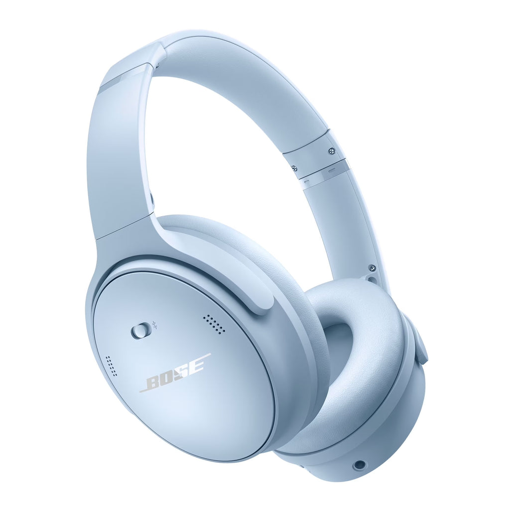 Bose QuietComfort Headphones - Wireless Bluetooth Headphones, Active Over Ear Noise Cancelling and Mic, USB-C Charging, Deep Bass, Up to 24 Hours of Playtime, Moonlight Grey - Limited Edition Color