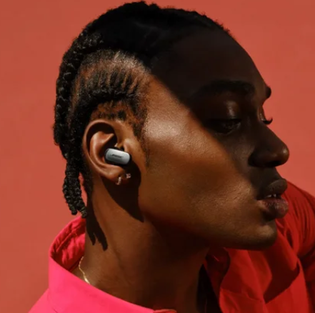 Bose Ultra Open Earbuds, Bluetooth Wireless Open Ear Headphones, Lunar Blue